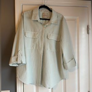 Casa Cabana Seersucker Blouse